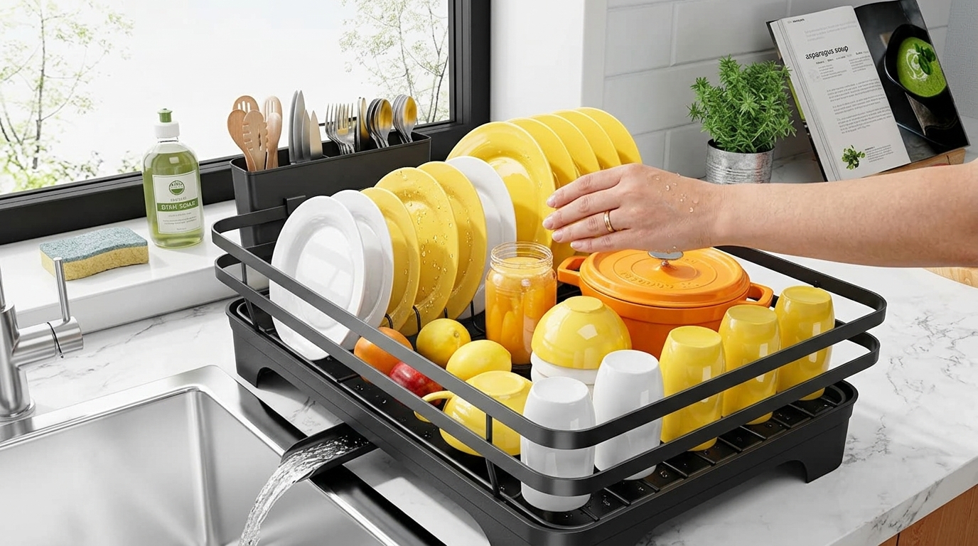Best Compact Dish Rack for Tiny Kitchens: Tested & Reviewed